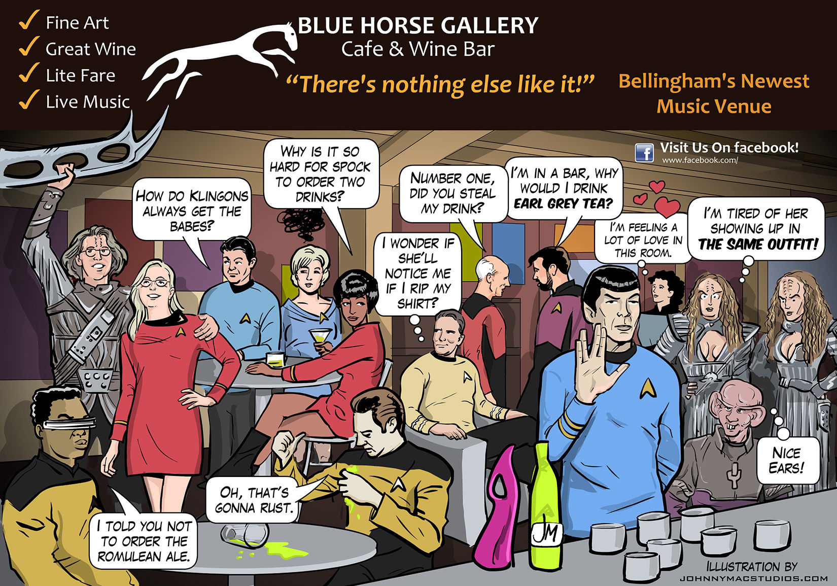 Blue Horse Gallery Star trek ad